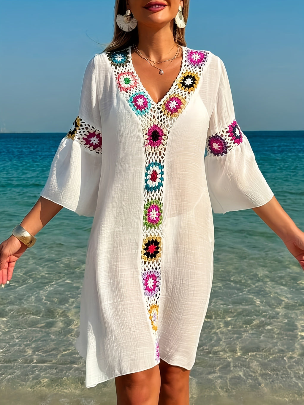 Coastal Bloom Cover-Up Dress