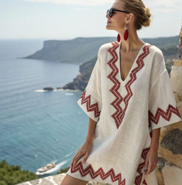 Santorini Breeze Dress