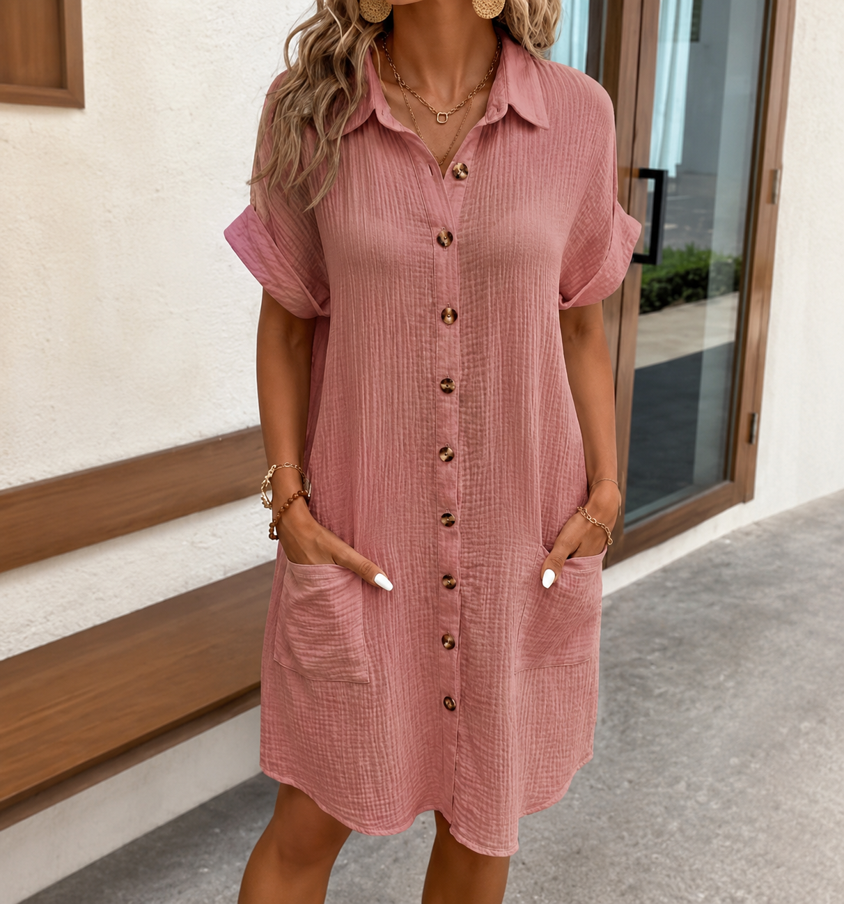Elena A-Line Midi Dress