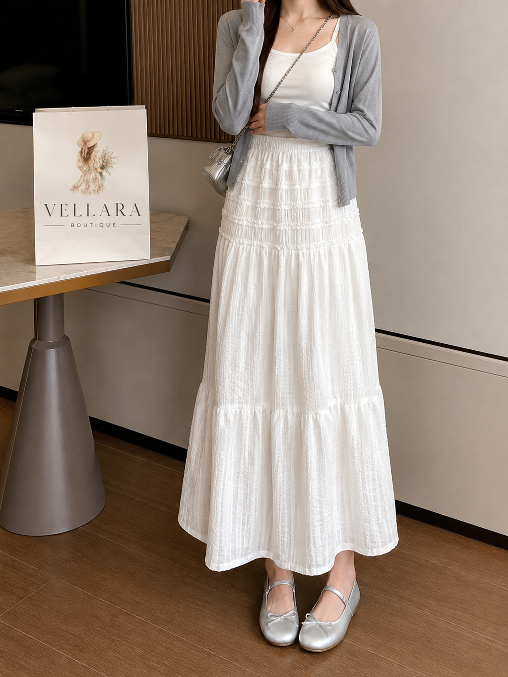 Amélie Lace Maxi Skirt