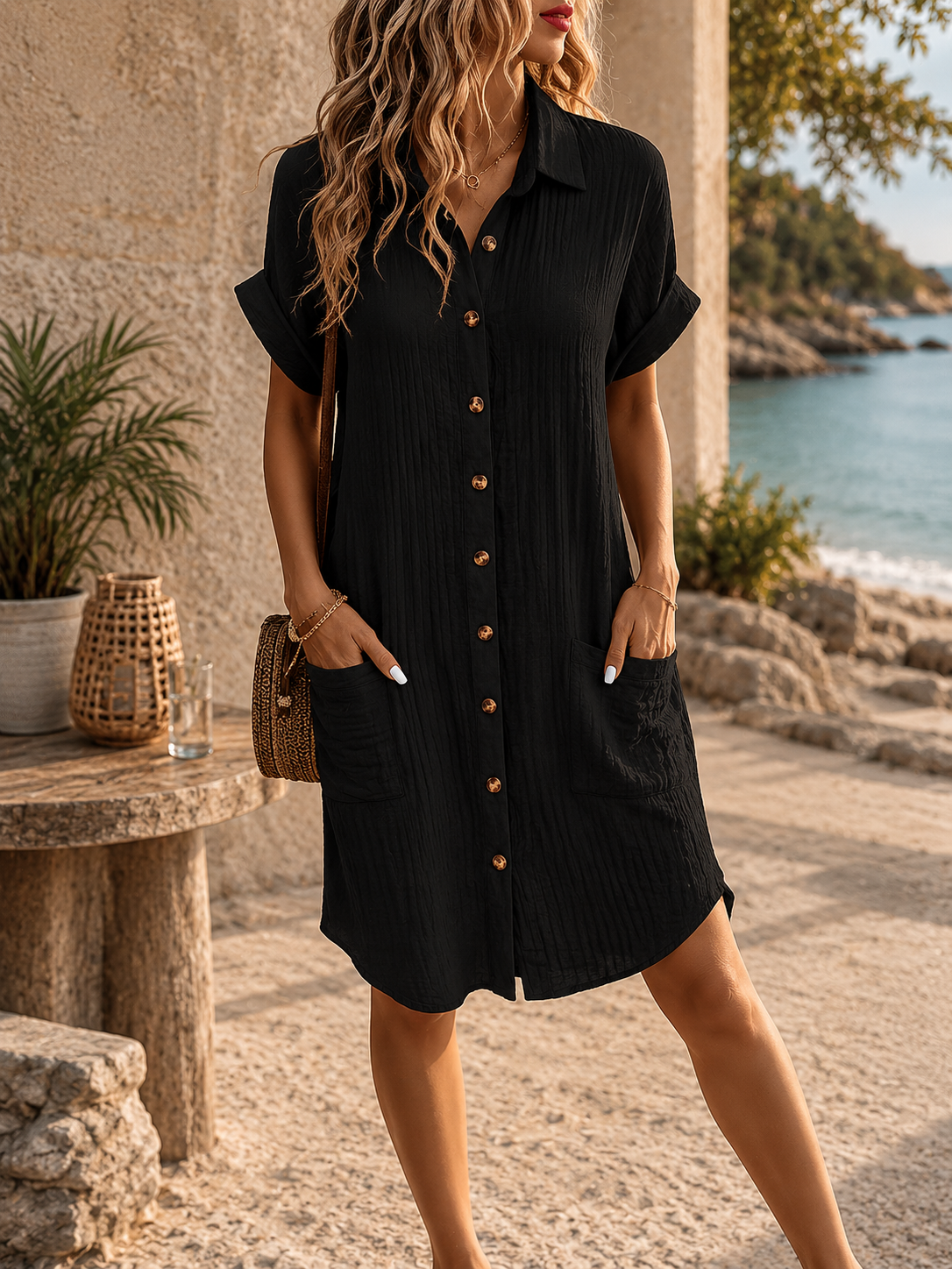 Elena A-Line Midi Dress