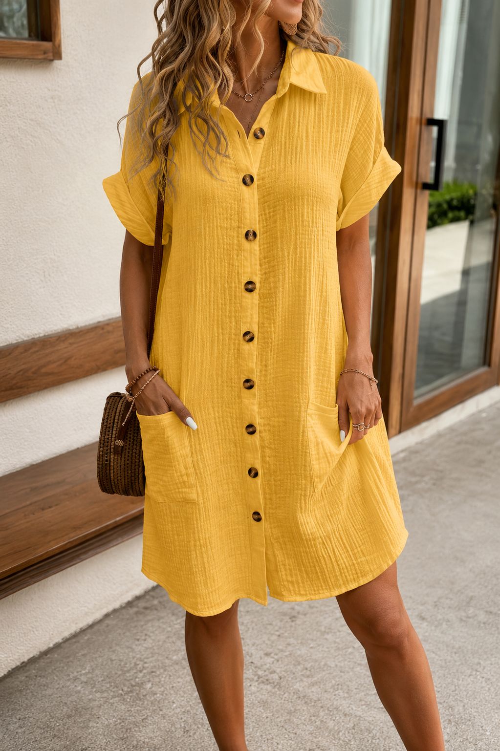 Elena A-Line Midi Dress