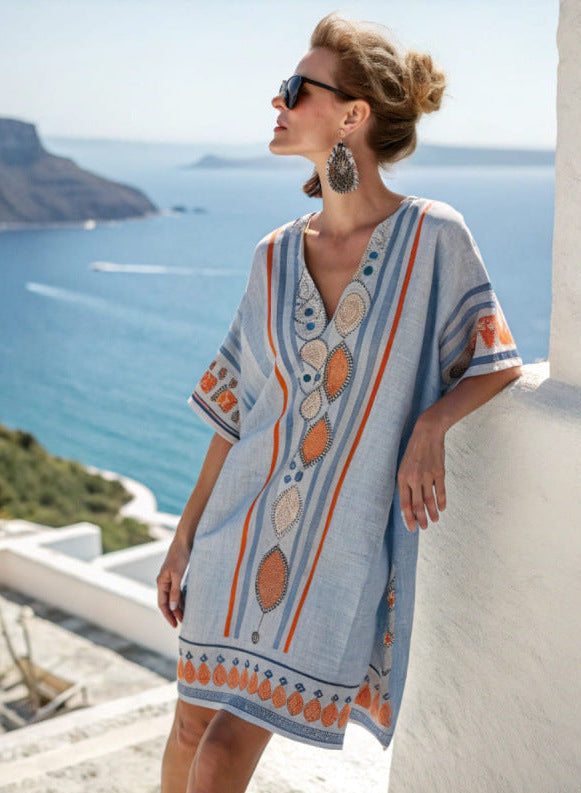 Santorini Breeze Dress