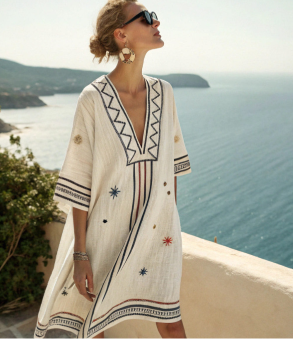 Santorini Breeze Dress