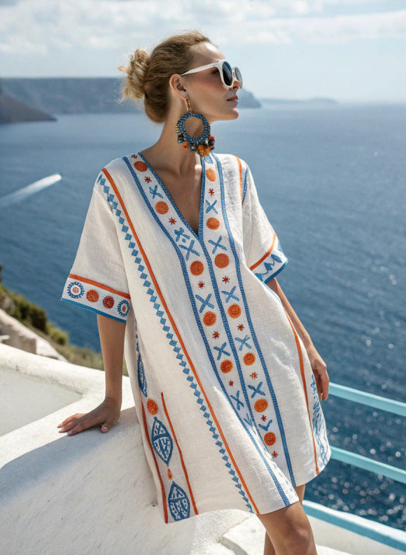 Santorini Breeze Dress