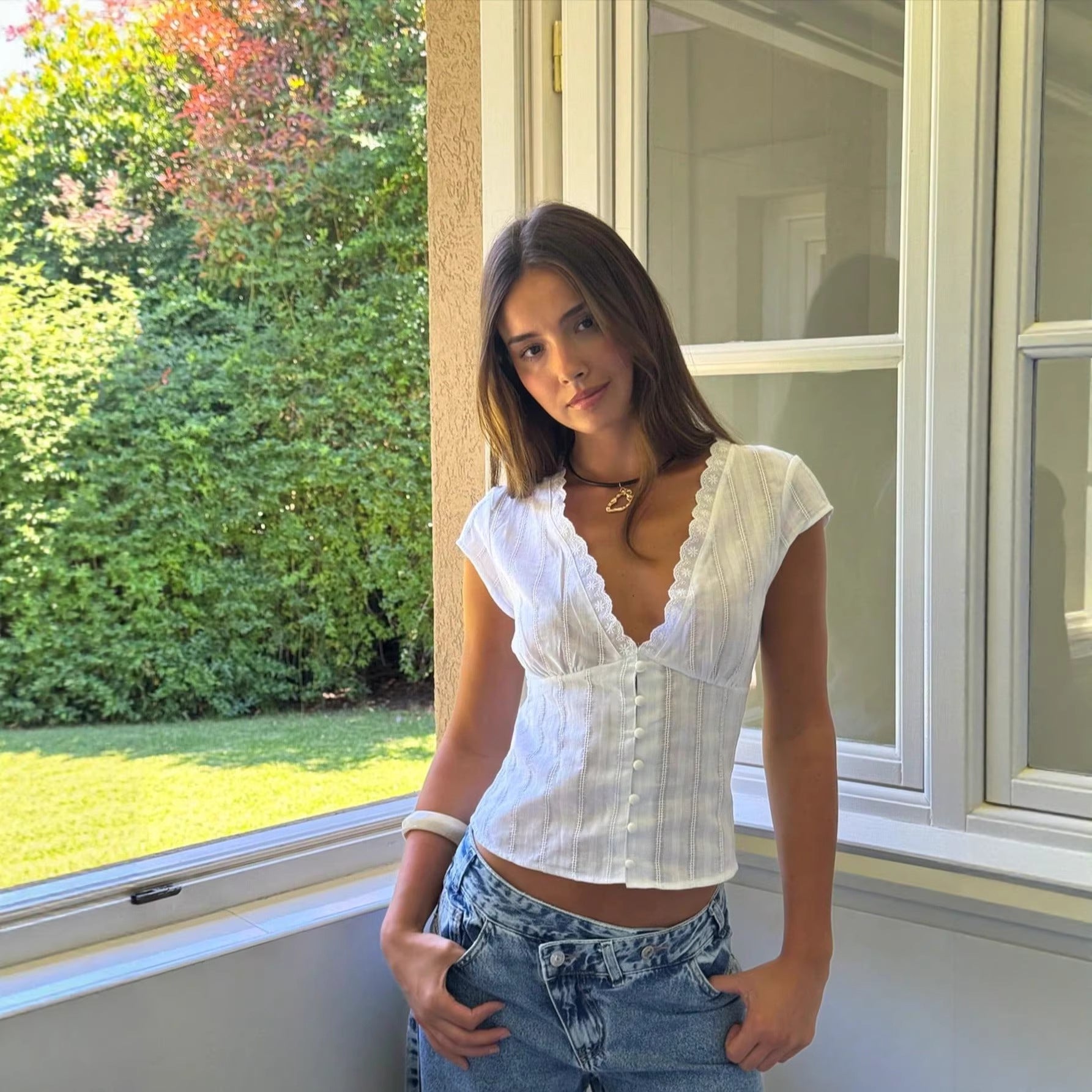 Amélie Lace Blouse