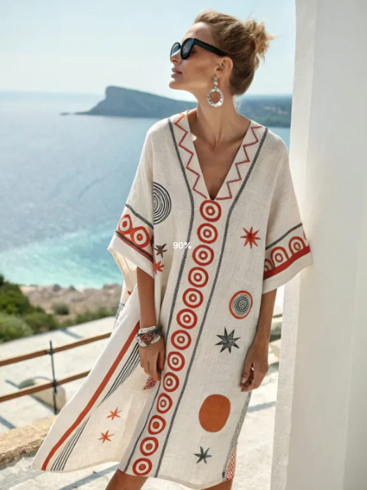 Santorini Breeze Dress